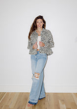 Load image into Gallery viewer, Lennon Leopard Printed Denim Jacket
