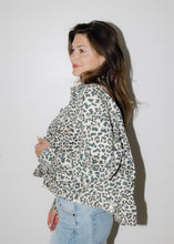 Load image into Gallery viewer, Lennon Leopard Printed Denim Jacket
