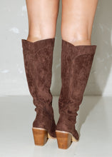 Load image into Gallery viewer, Classy Dark Brown Suede Boots
