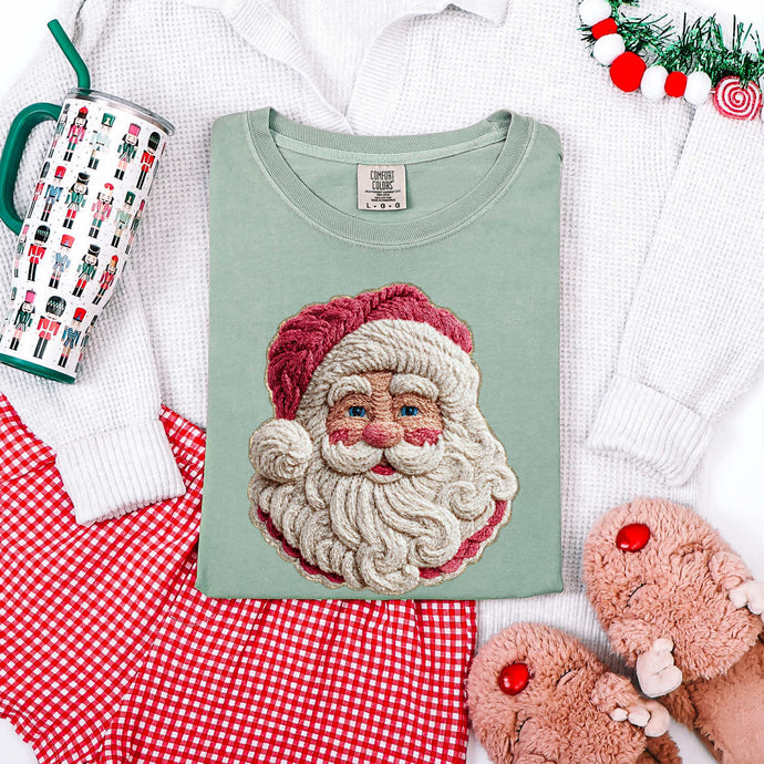 Faux Crochet Santa Bay Tee