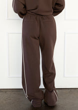 Load image into Gallery viewer, Espresso &amp; Cream Modal Scuba Pants Set
