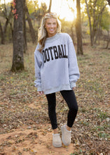 Load image into Gallery viewer, Football &amp; Gameday Reversible Mockneck Sweatshirt
