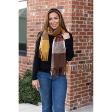 Load image into Gallery viewer, Ready to Ship | The Trinity Colorful Plaid Knitted Scarf
