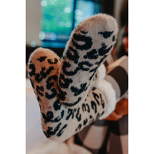 Load image into Gallery viewer, Ready to Ship | The Jana - Leopard Fleece Lined Socks

