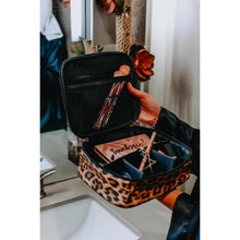 Load image into Gallery viewer, Ready to Ship | The Clarissa - Leopard Makeup Case and Organizer
