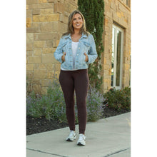 Load image into Gallery viewer, * Ready to Ship | Brown FULL LENGTH Leggings with POCKET*  - Luxe Leggings by Julia Rose®
