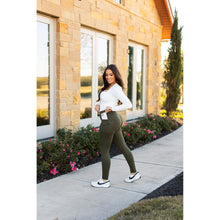 Load image into Gallery viewer, *Ready to Ship |  Olive Green Leggings WITH POCKETS -  - Luxe Leggings by Julia Rose®
