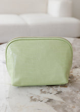 Load image into Gallery viewer, Capri Large Makeup Pouch - Lime
