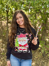 Load image into Gallery viewer, Callie Ann Stelter Santa Claus Black Tee &amp; Sweatshirt
