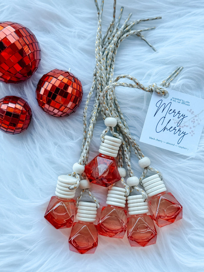 Merry Cherry Car Reed Diffuser Freshie Carfume