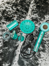 Load image into Gallery viewer, Ranch Hand Turquoise Hair Blow Dryer
