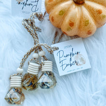Load image into Gallery viewer, Pumpkin Ember Car Reed Diffuser Freshie
