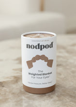 Load image into Gallery viewer, Nodpod Weighted Sleep Eye Mask - Mocha
