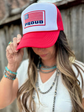 Load image into Gallery viewer, America Proud Trucker Patched Cap
