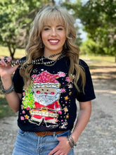 Load image into Gallery viewer, Callie Ann Stelter Santa Claus Black Tee &amp; Sweatshirt
