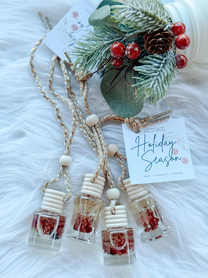 Holiday Season Car Reed Diffuser Freshie Carfume