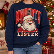 Load image into Gallery viewer, NAUGHTY LISTER - UNISEX GRAPHIC SWEATSHIRT/Tee
