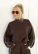 Load image into Gallery viewer, Espresso &amp; Cream Modal Scuba Pants Set
