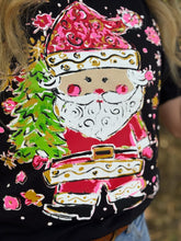 Load image into Gallery viewer, Callie Ann Stelter Santa Claus Black Tee &amp; Sweatshirt
