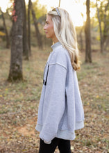 Load image into Gallery viewer, Football &amp; Gameday Reversible Mockneck Sweatshirt
