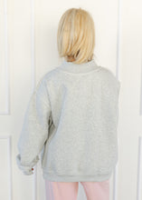 Load image into Gallery viewer, Pink Pilates/Yoga Reversible Mockneck Sweatshirt
