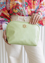 Load image into Gallery viewer, Capri Large Makeup Pouch - Lime
