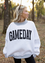 Load image into Gallery viewer, Football &amp; Gameday Reversible Mockneck Sweatshirt
