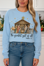 Load image into Gallery viewer, THE GREATEST GIFT OF ALL - UNISEX GRAPHIC SWEATSHIRT
