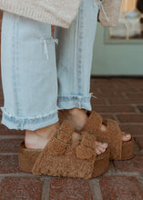 Load image into Gallery viewer, Blowout Sherpa Brown Platform
