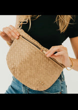 Load image into Gallery viewer, Westlyn Woven Taupe Bum Bag
