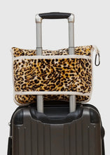Load image into Gallery viewer, Leopard Print Travel Blanket
