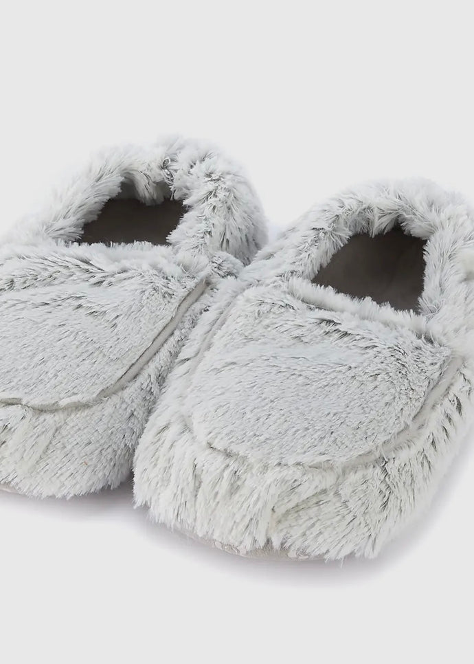 Warmies Marshmallow Gray Slippers