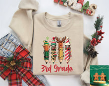 Load image into Gallery viewer, Christmas Grade Pencils- 3rd grade
