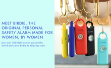 Load image into Gallery viewer, She’s Birdie Leopard Safety Alarm Keychain
