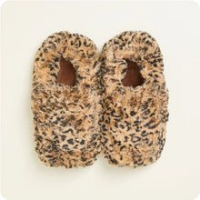 Load image into Gallery viewer, Warmies Tawny Leopard Slippers
