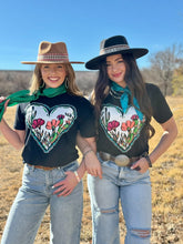 Load image into Gallery viewer, Lauren's Western Heart Tee
