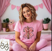 Load image into Gallery viewer, Valentine Cross on Pink
