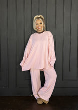 Load image into Gallery viewer, Colbi Brushed Pink Oversized Fleece Top
