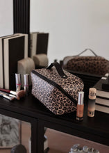 Load image into Gallery viewer, Traditional Cheetah Print Makeup Bag
