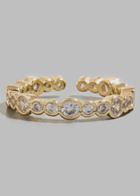 Load image into Gallery viewer, Station Studded Dainty Gold Ring
