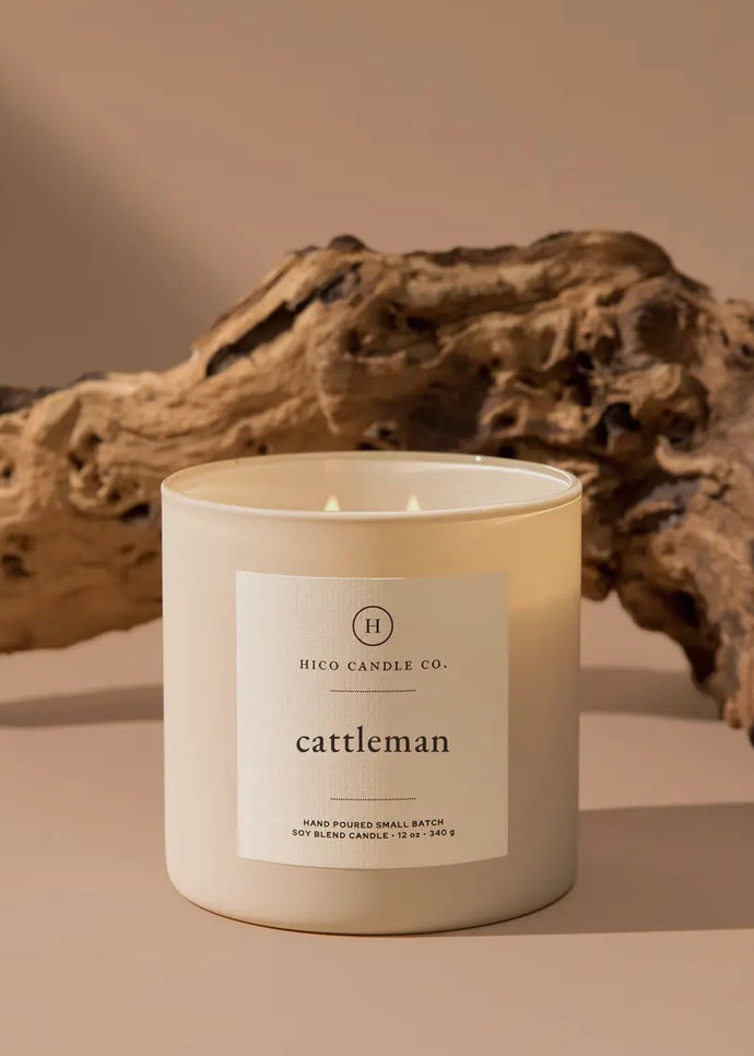 Hico Candle Co. 14 Ounce Collection Candle - Cattleman