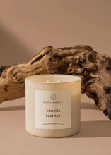 Load image into Gallery viewer, Hico Candle Co. 14 Ounce Collection Candle - Vanilla Leather
