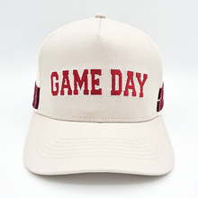 Load image into Gallery viewer, Embroidered Game Day Double Stripe Trucker Cap

