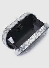 Load image into Gallery viewer, Jimberly Silver Sparkle Acrylic Evening Bag
