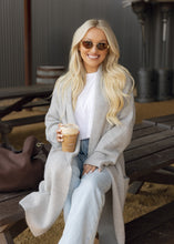 Load image into Gallery viewer, Scarlett Cozy Long Cardigan - Heather Grey
