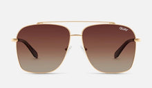 Load image into Gallery viewer, Quay High Roller Brown Sunglasses
