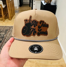 Load image into Gallery viewer, ALL JUICE NO SEEDS ON A Mens Rope Hat
