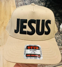 Load image into Gallery viewer, JESUS ON A KHAKI HAT
