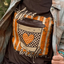 Load image into Gallery viewer, Coffee Weather Dark Chocolate Tee
