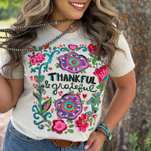 Load image into Gallery viewer, Callie Ann Stelter Thankful &amp; Grateful Dust Tee
